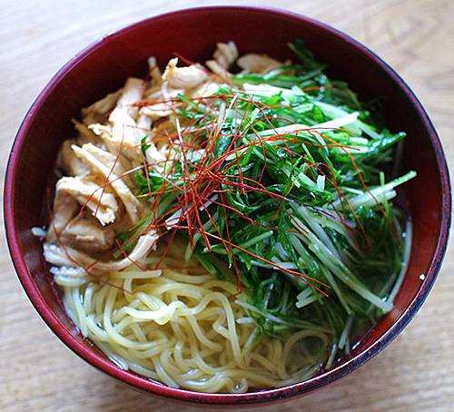 水菜ラーメン